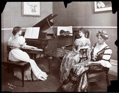 Klavierkonzert, New York, 1907 von Byron Company